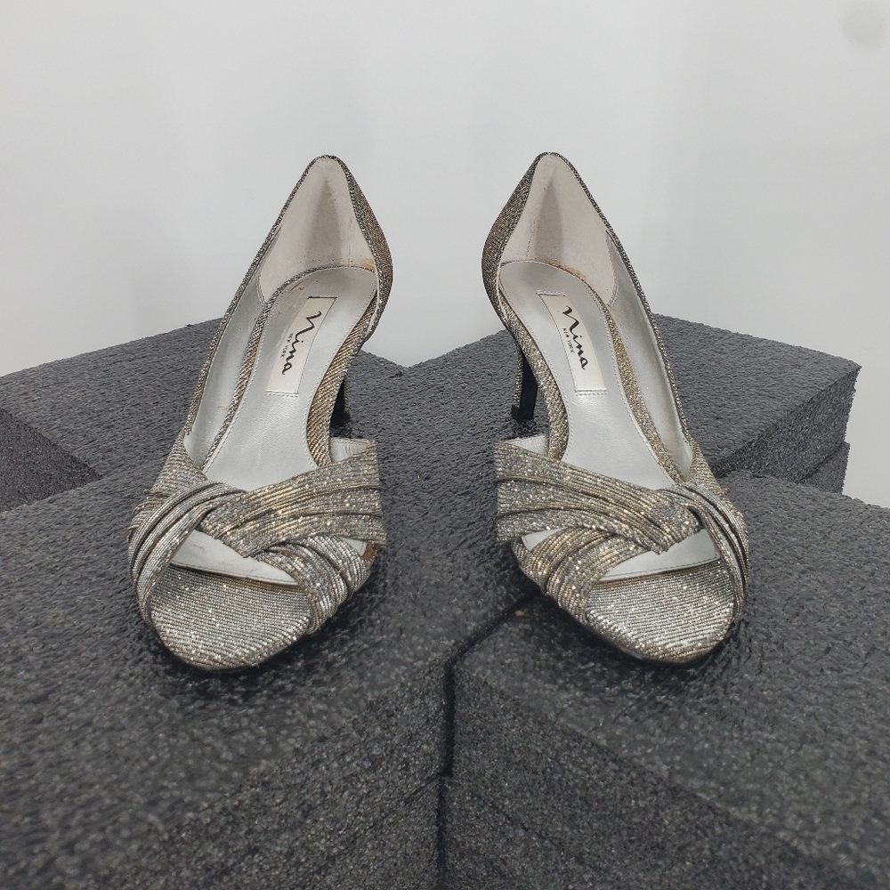 Nina Carrie Women's Slip-on Dress Shoes Women 6.5M Heels - Picture 2 of 12